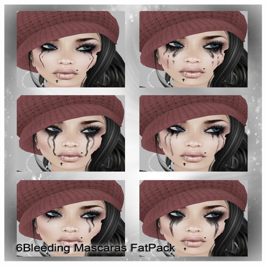 Second Life Marketplace 6 Bleeding Mascara's